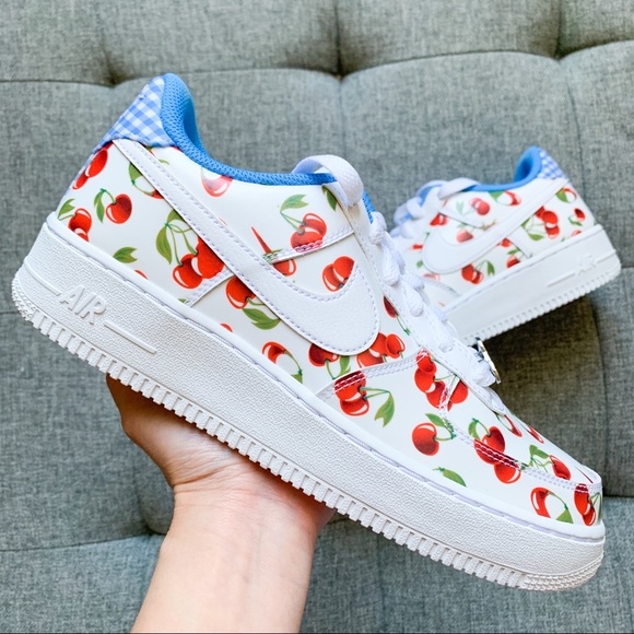 Nike Shoes - 🍒 Nike women Air Force 1 cherry white shoes